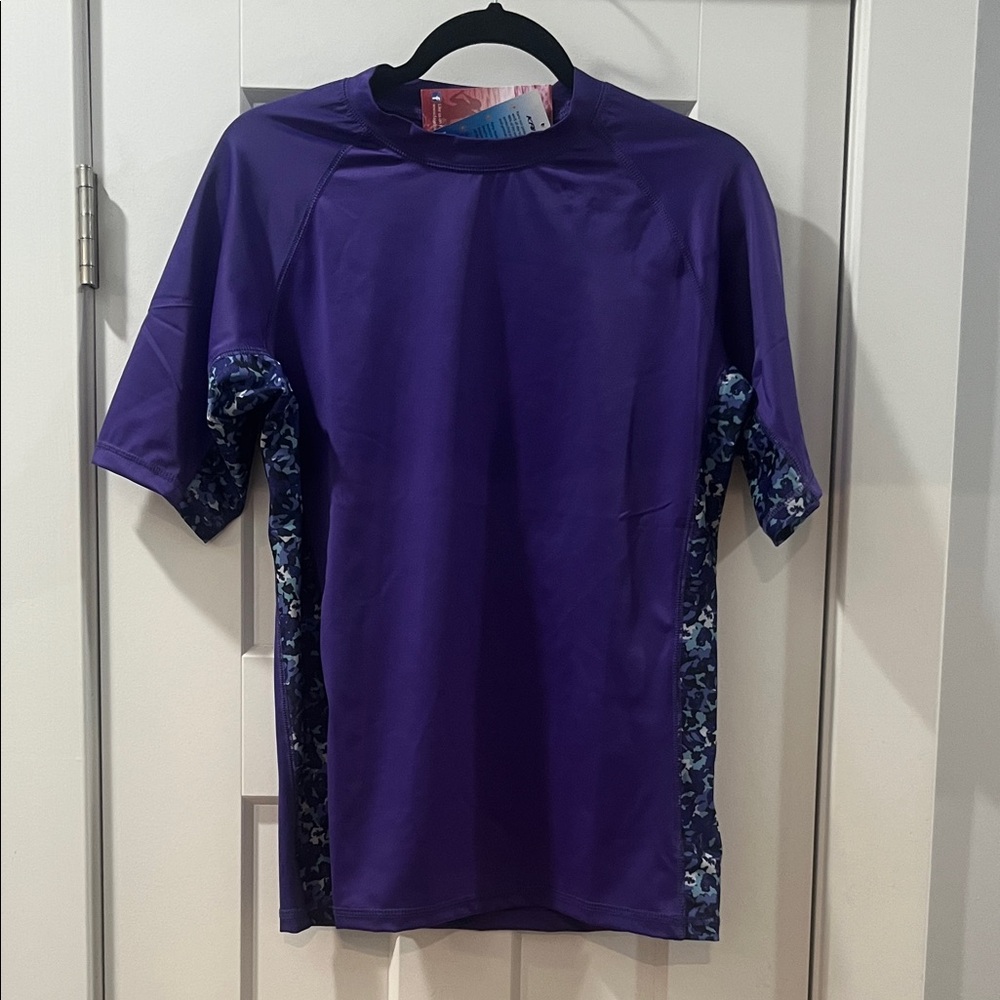 Kanu Surf Vibrant Purple Rash guard Swimwear Womens XL NWT - Picture 3 of 9
